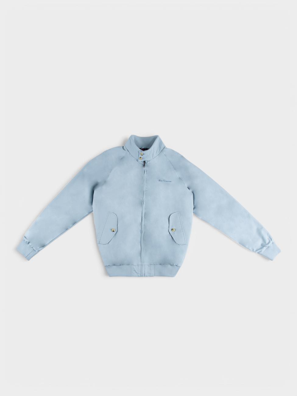 Signature Harrington Jacket - Dusky Blue
