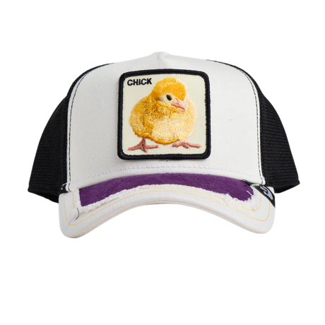 Goorin Bros Silky Chick Distressed Denim Cap