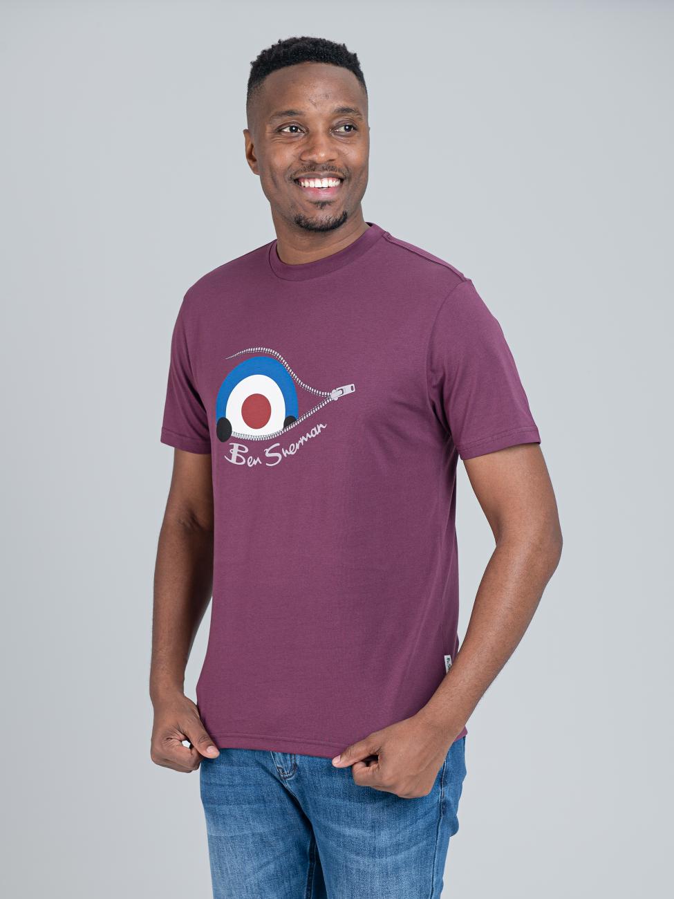 Sneaky Target Tee - Cherry Lacquer