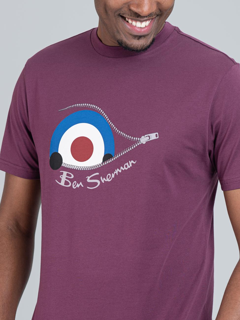 Sneaky Target Tee - Cherry Lacquer