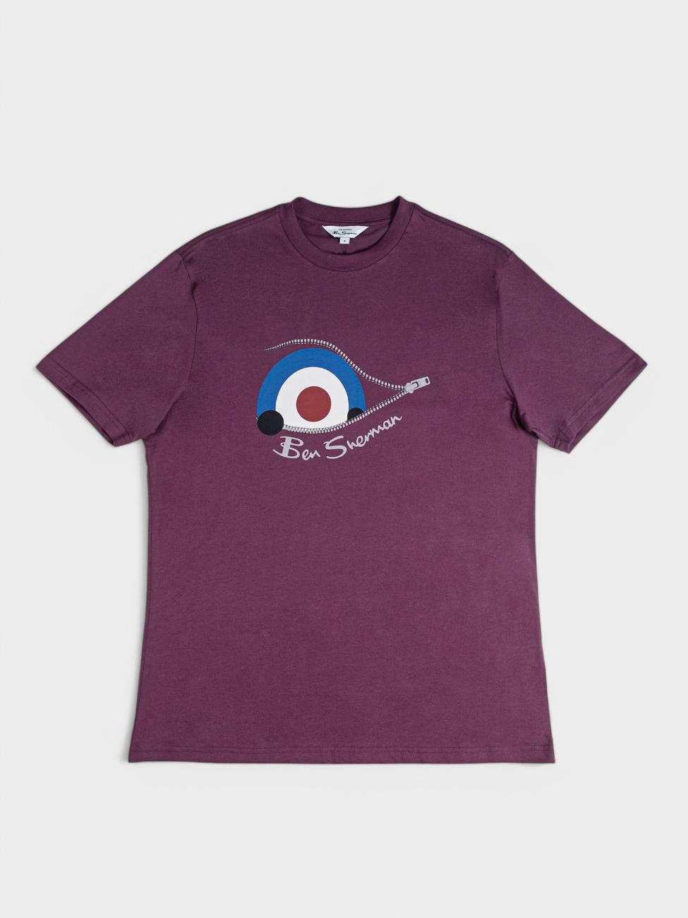 Sneaky Target Tee - Cherry Lacquer