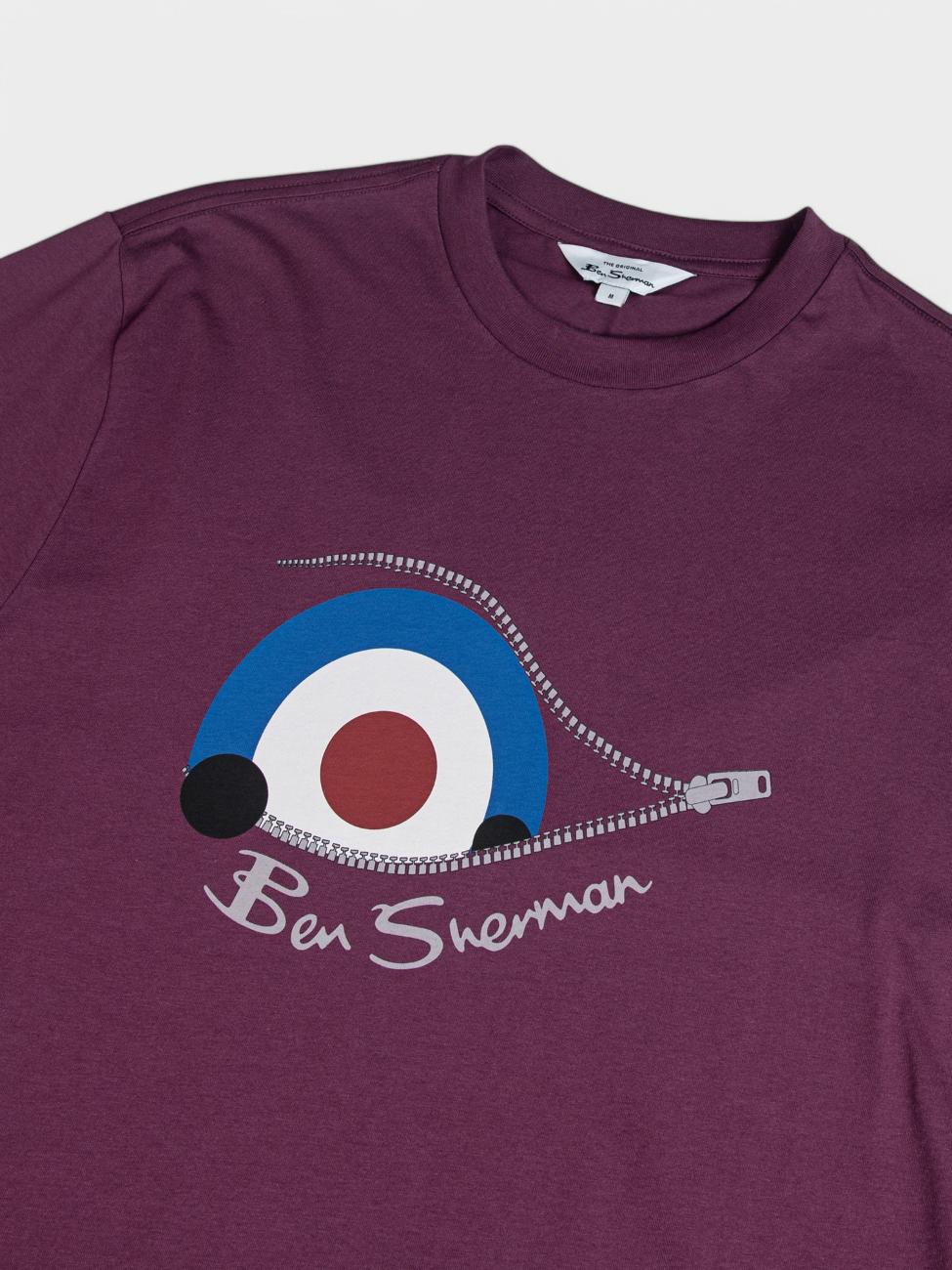 Sneaky Target Tee - Cherry Lacquer