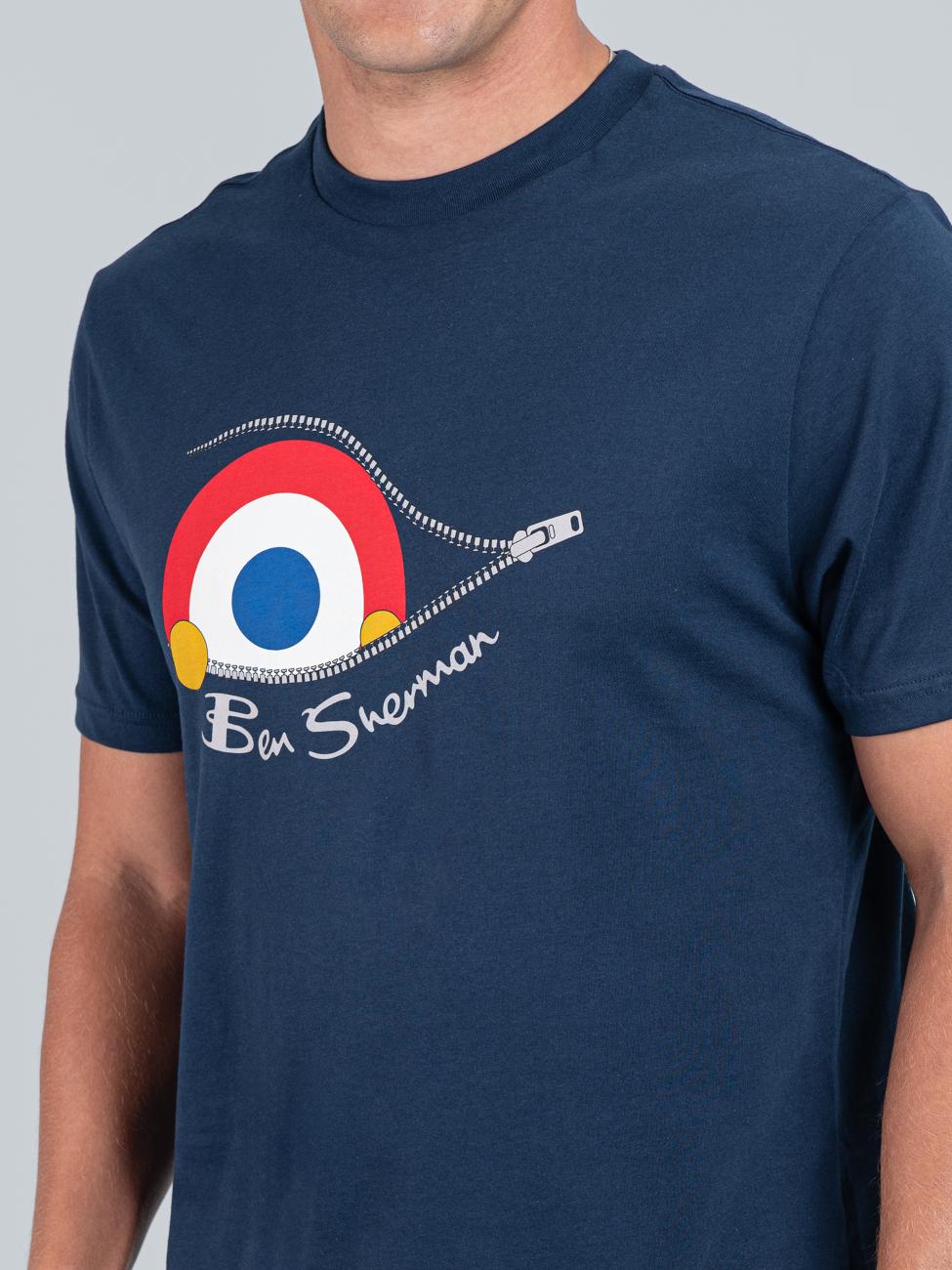 Sneaky Target Tee - Navy