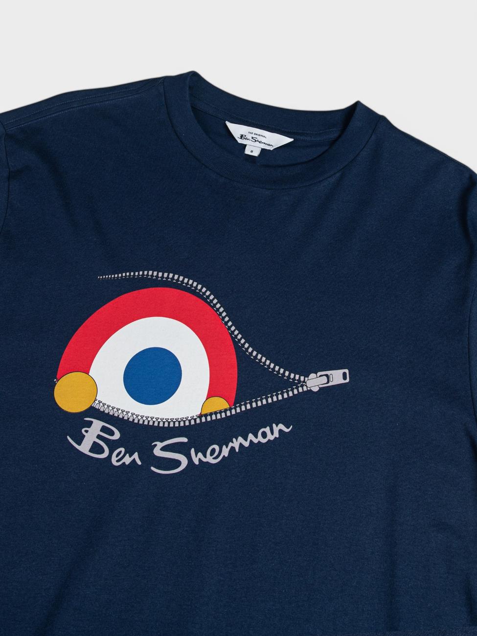 Sneaky Target Tee - Navy