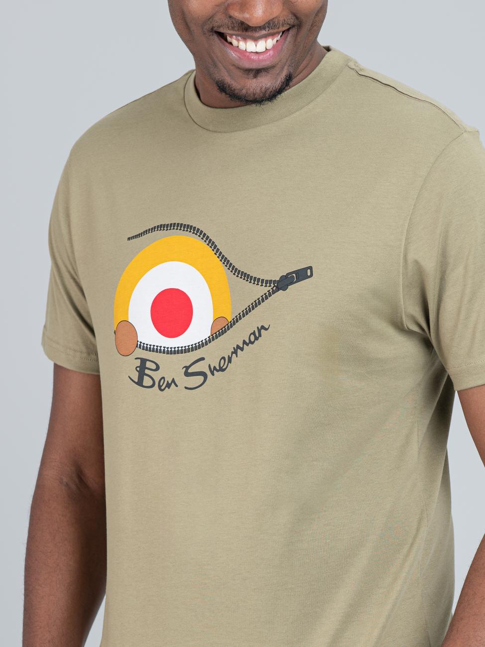 Sneaky Target Tee - Olive Night