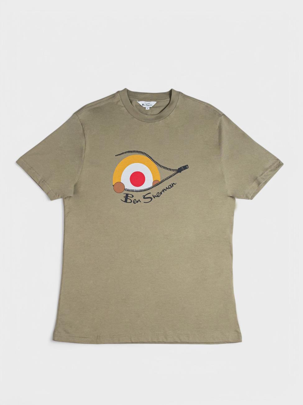 Sneaky Target Tee - Olive Night