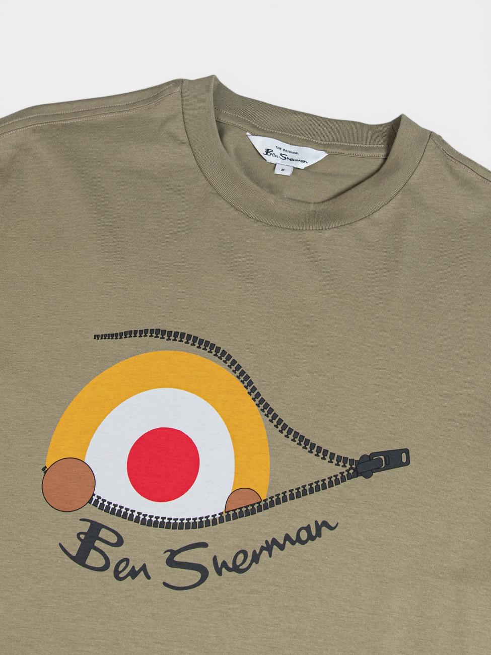 Sneaky Target Tee - Olive Night