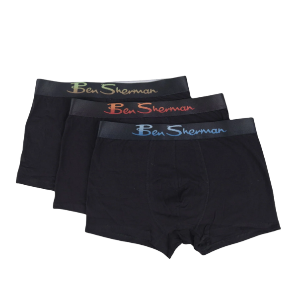 TRUNKS 3PK - MULTI BLACK