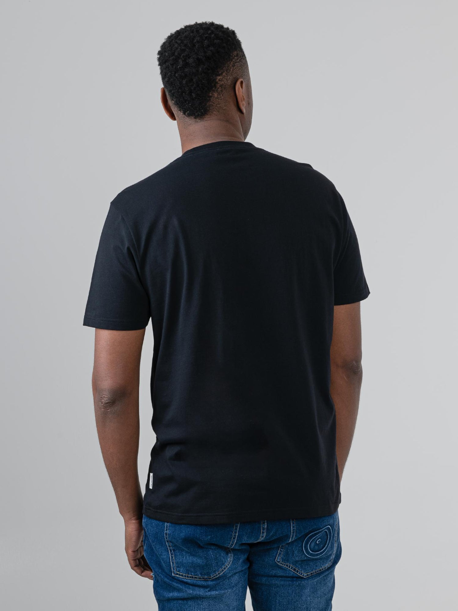 Target Towelling Applique Tee - Black