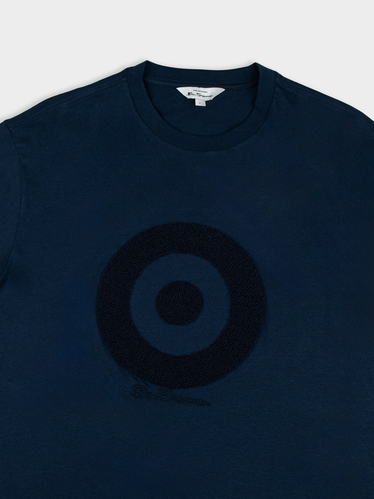 Target Towelling Applique Tee - Navy
