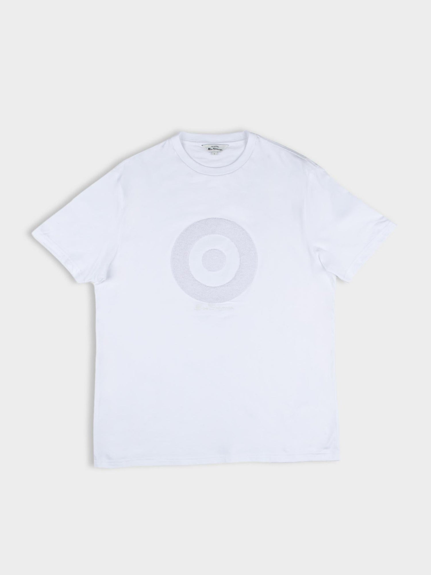 Target Towelling Applique Tee - White