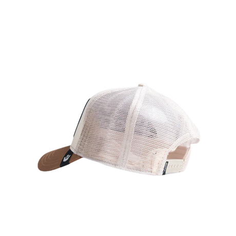 Back view Goorin Bros The Deadliest Scorpion Taupe Tan Trucker Cap