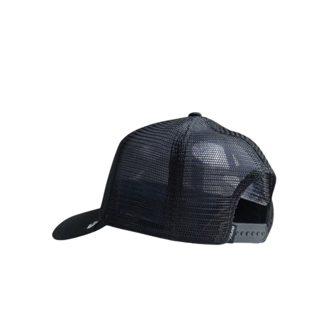 Back view Goorin Bros The Flex Pitbull Black Trucker Cap