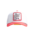 Goorin Bros The Wolf White Red Mesh Cap front view