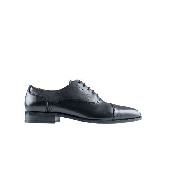 Toe Cap Oxford - Black