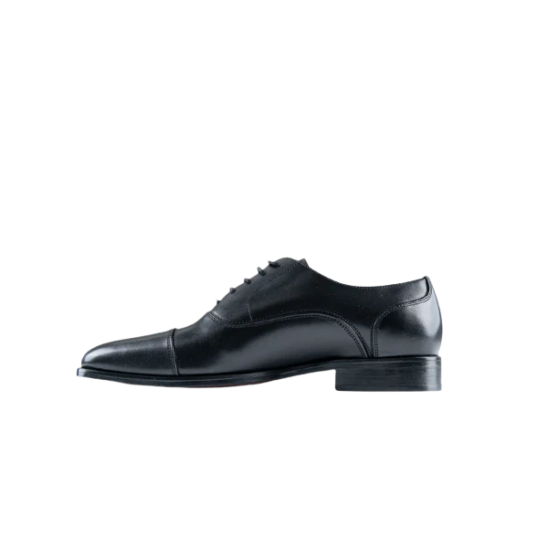 Toe Cap Oxford - Black