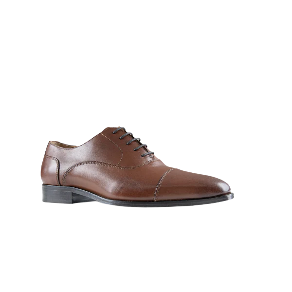 Toe Tap Oxford - Chocolate