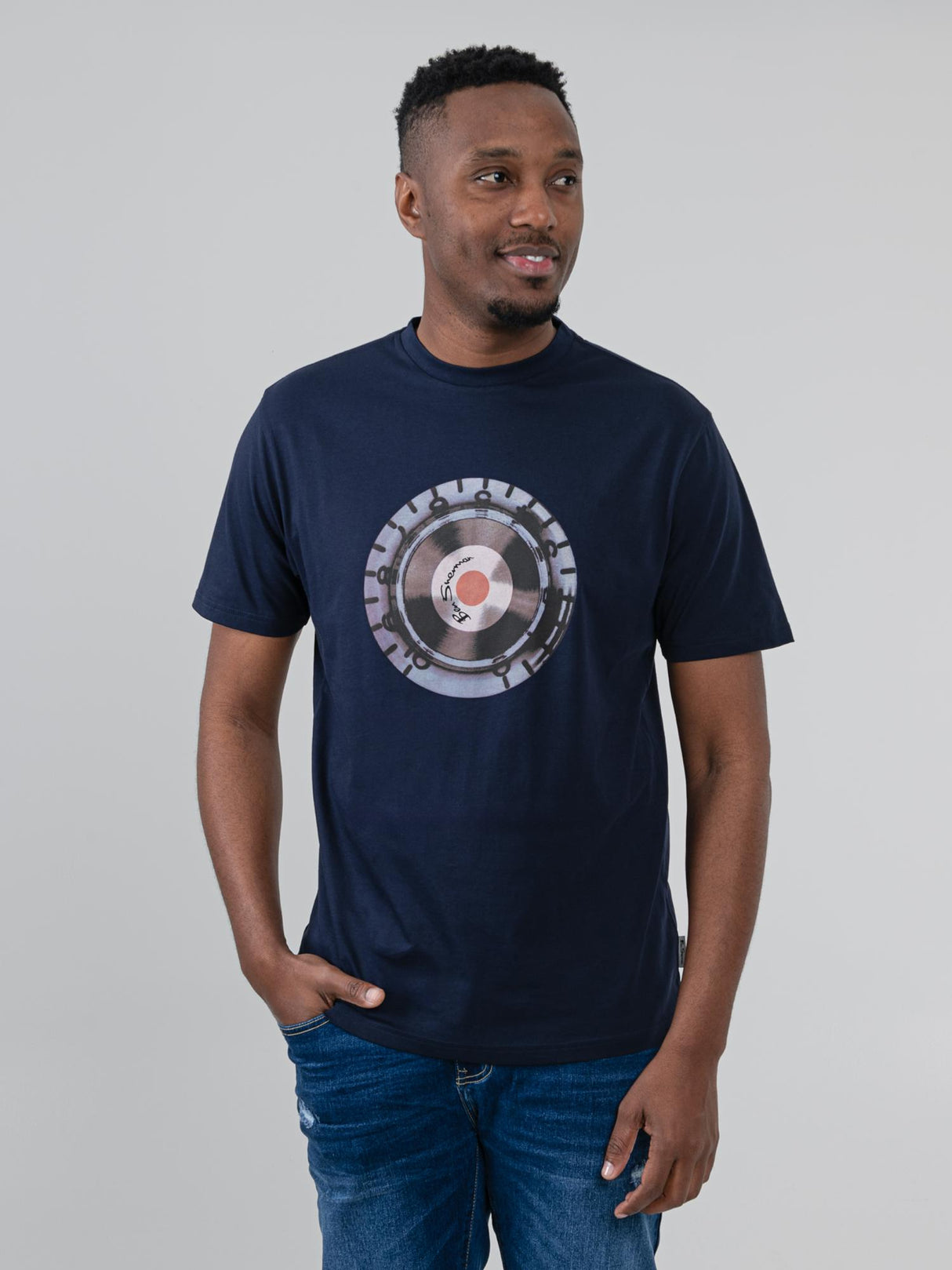 Turn It Up Tee - Navy