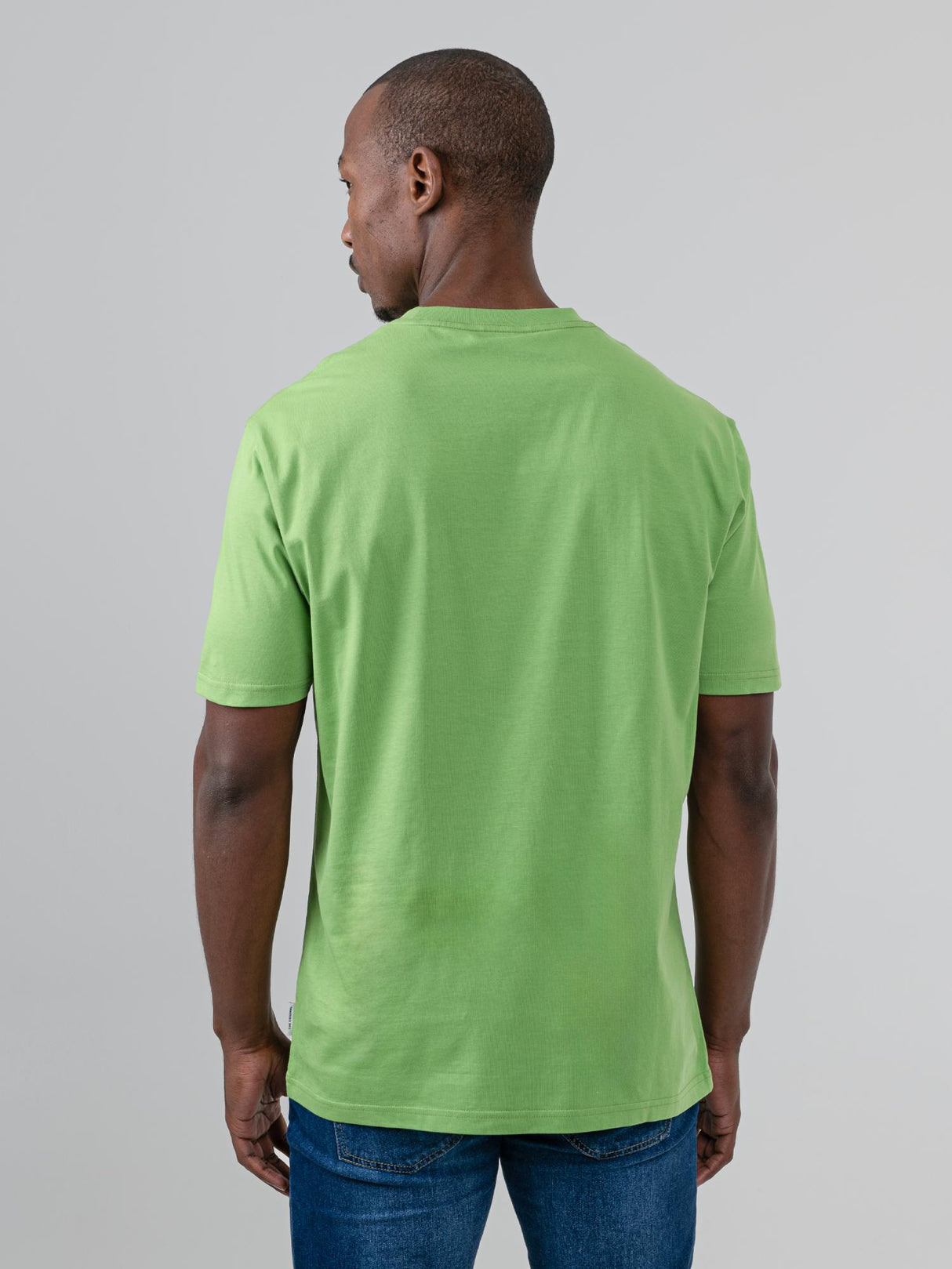 Typography Headphones Tee - Piquant Green