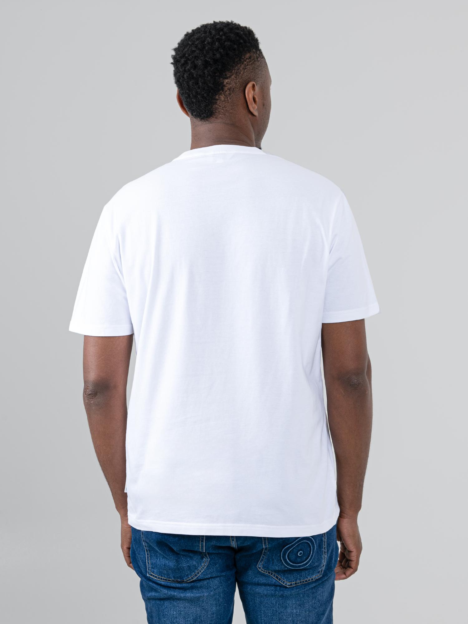 Typography Headphones Tee - White
