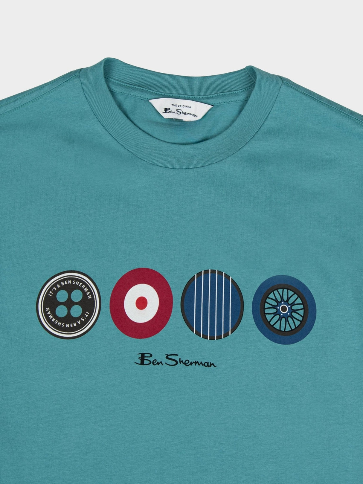 It's a Ben Sherman Tee - Aqua Teal