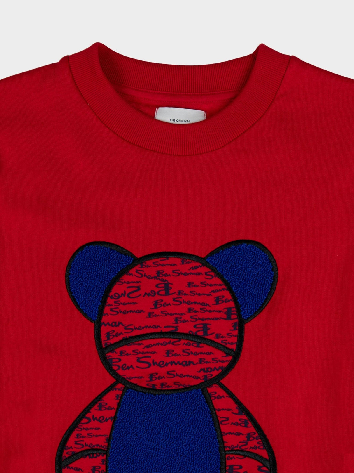 Bear Crew Sweater - Red
