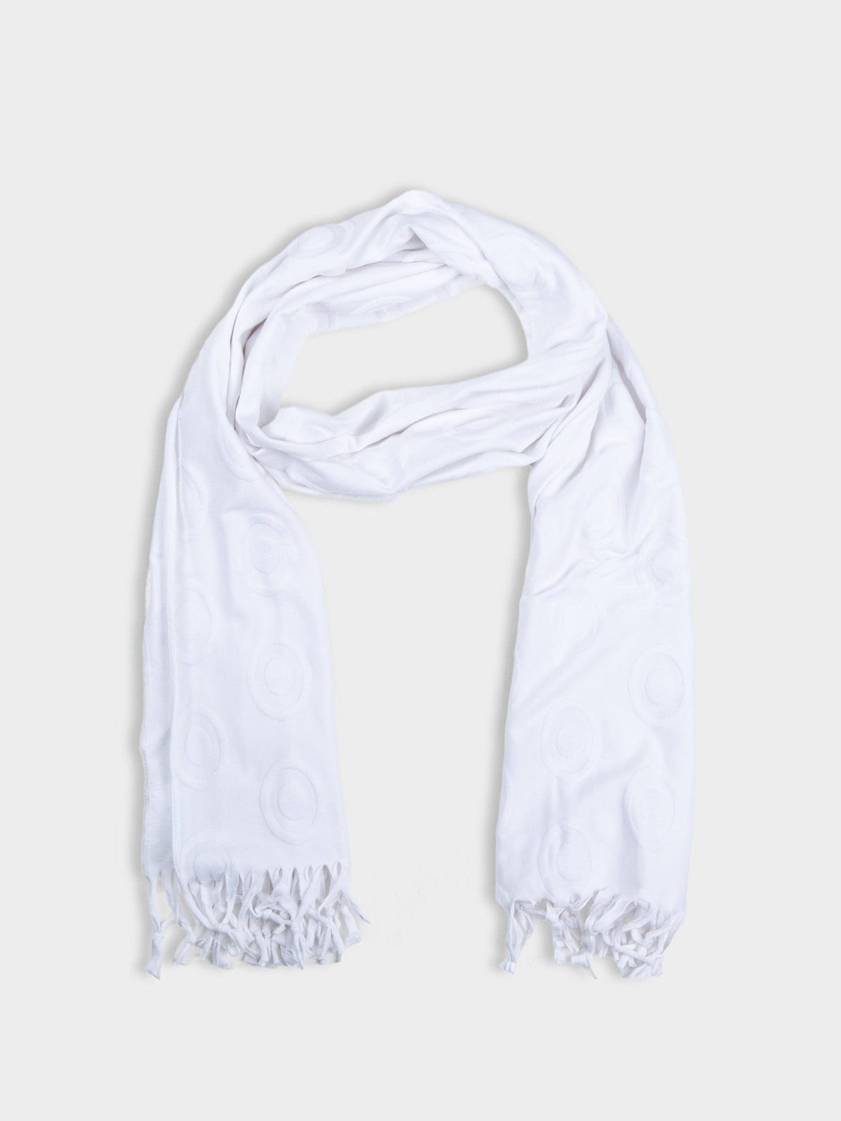 Target Knit Scarf - White