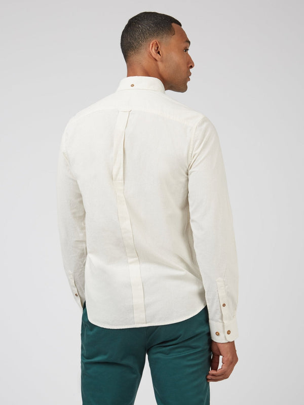 Recycled Cotton Oxford Shirt - Ivory