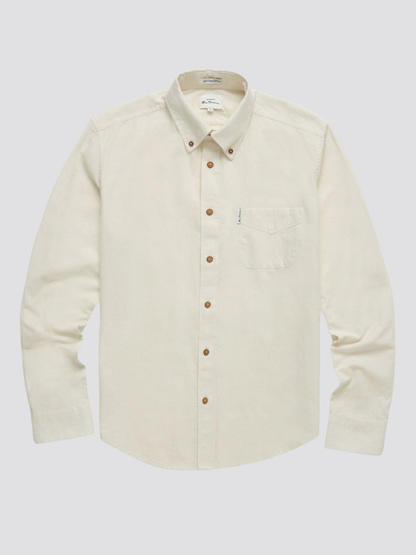 Recycled Cotton Oxford Shirt - Ivory