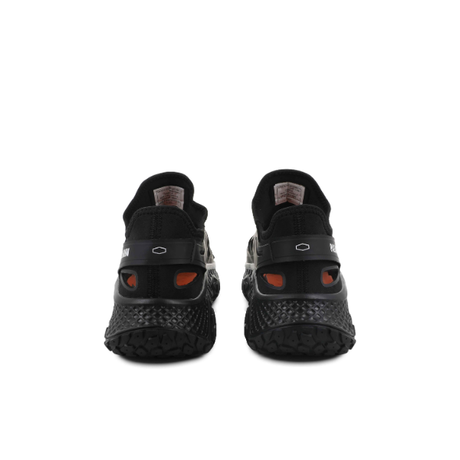Palladium Offbound Hydro sneakers in Black - pair back view showing orange accent cutouts