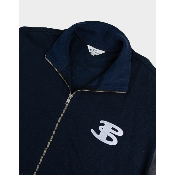 Varsity Bomber Jacket - Navy