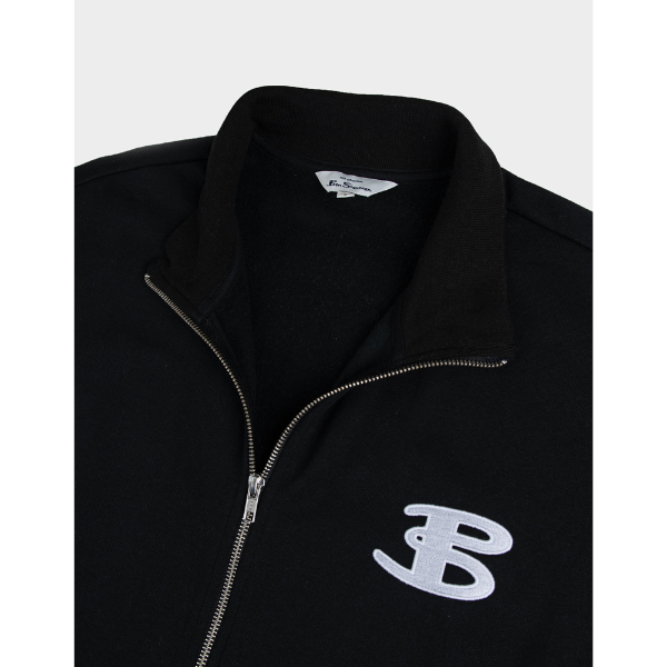 Varsity Bomber Jacket - Black Berry