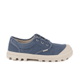 Palladium Dunelite Ox Comfort sneaker in Vintage Indigo - side view on white background