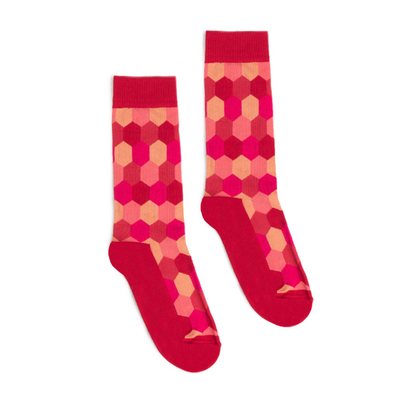 Partisan Socks - Coral