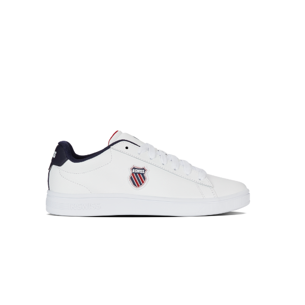 Court Shield II - White / Peacoat / Samba Red