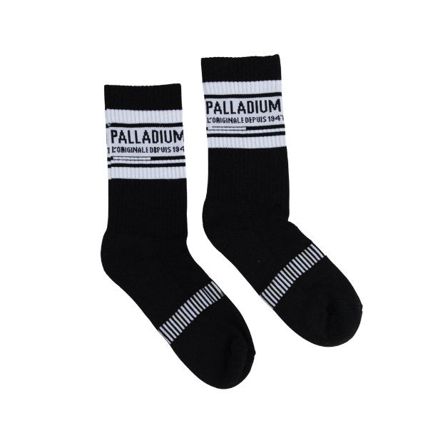 PALLADIUM STRIPE SOCKS - BLACK