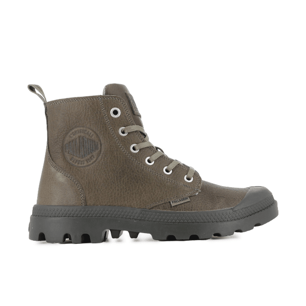 Pampa Zip Leather Ess - Dusky Green