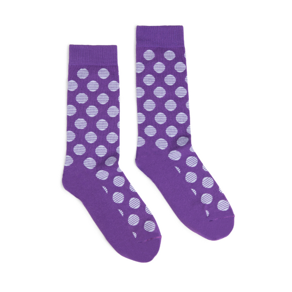 Partisan Socks - Purple Dots