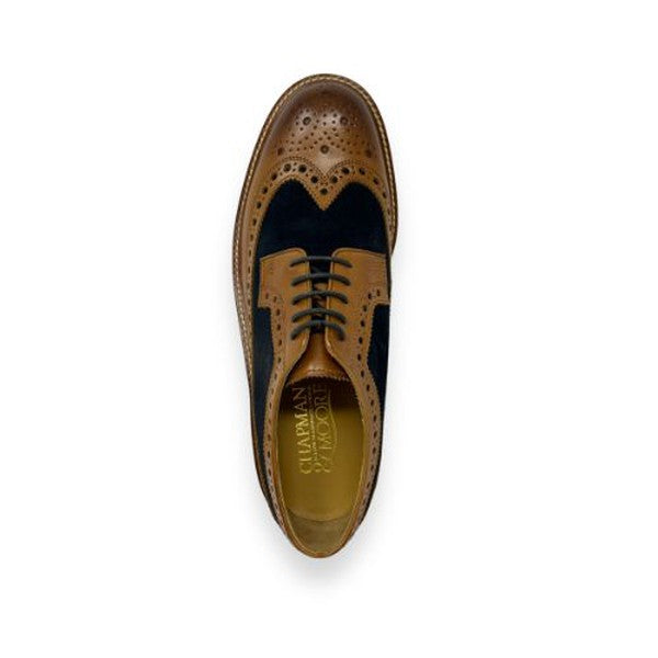Brogue (Leather) Tan / Navy