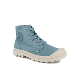 Pampa Hi Basalto canvas boot - front three-quarter view showing ankle height and lacing
