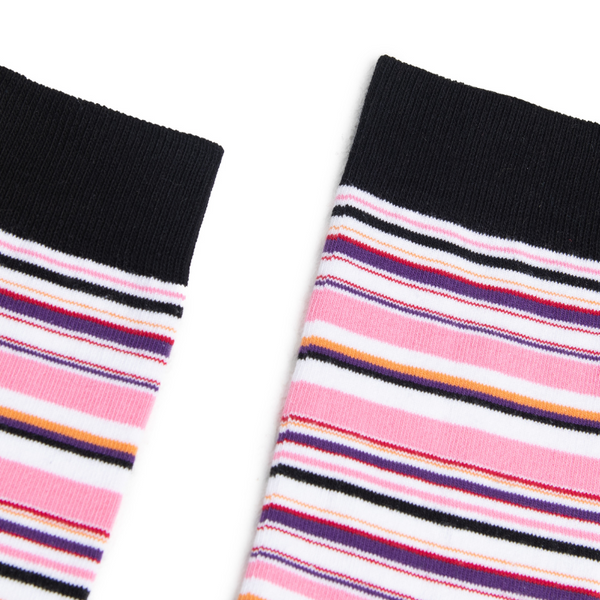 Partisan Socks - Stripy Pink