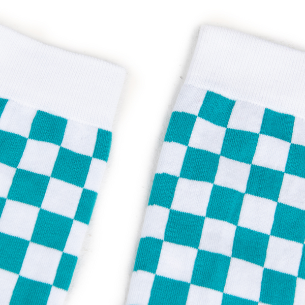 Partisan Socks - Blue / White Check