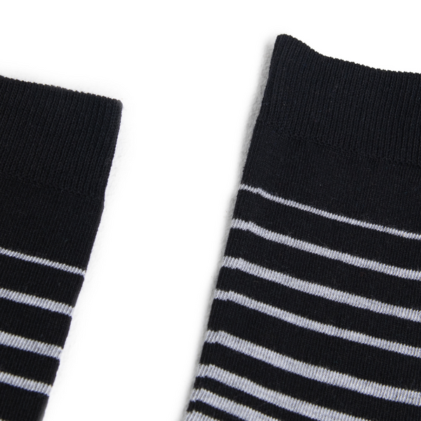 Partisan Socks - Stripy Black / Grey