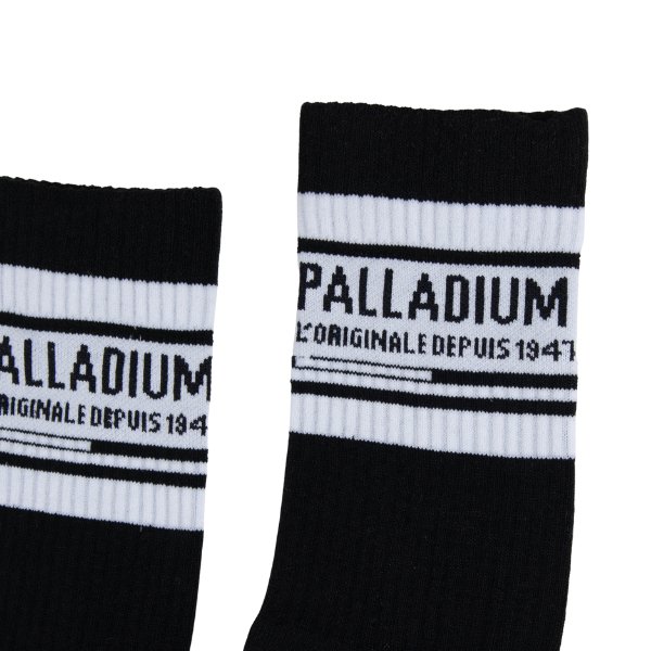 PALLADIUM STRIPE SOCKS - BLACK