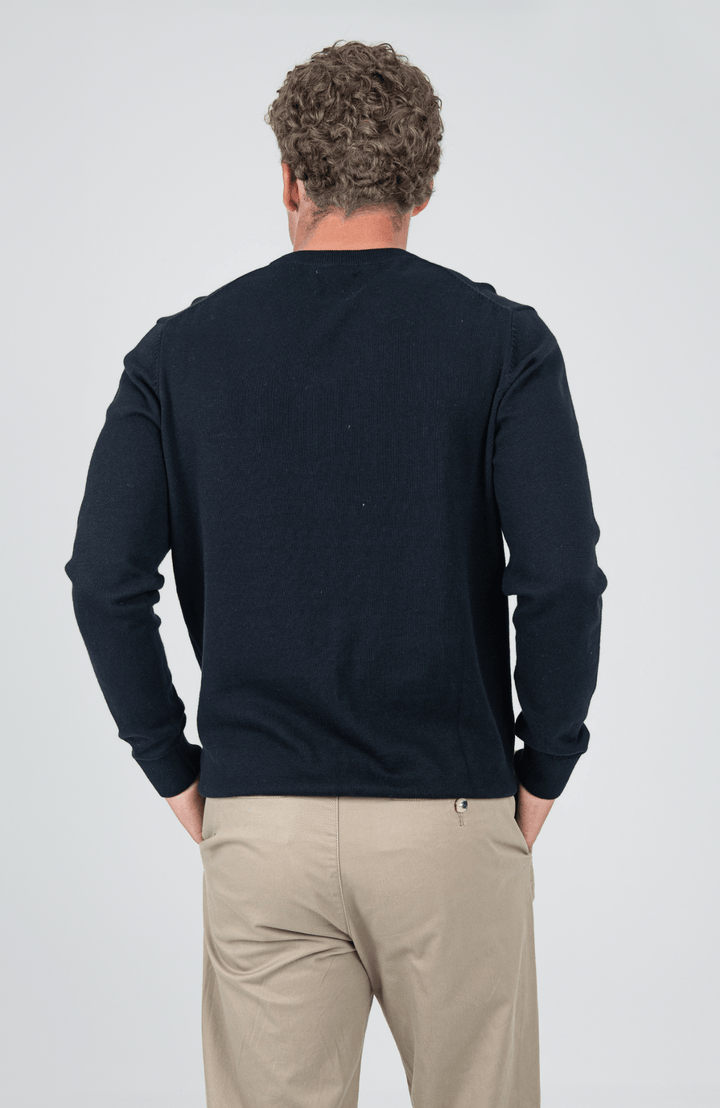 Crew Neck Knit - Black - view 2