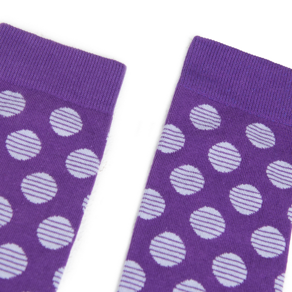 Partisan Socks - Purple Dots