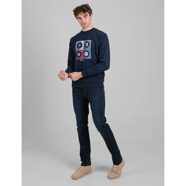 Play Tee Crew Sweater - Navy