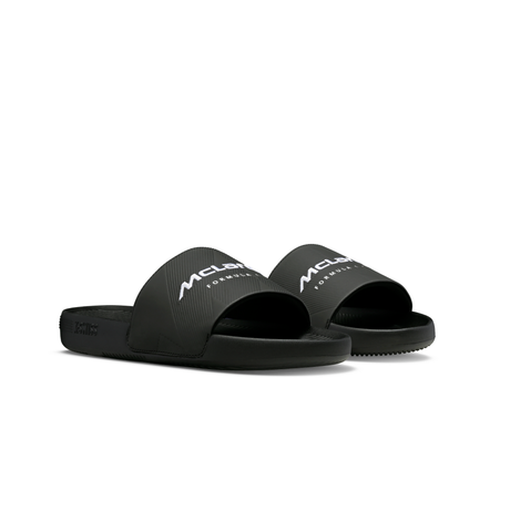 K-Swiss x McLaren Black Slide Sandals - Front View Pair | K98717-BLK