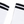 Load image into Gallery viewer, Partisan Socks - White / Black 2 Stripe
