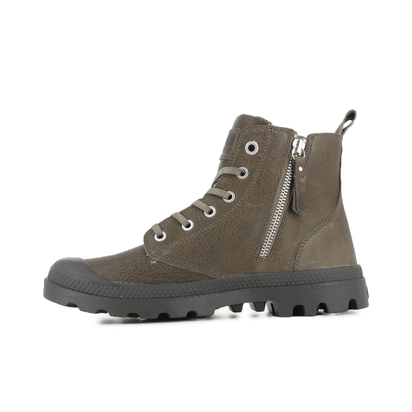 Pampa Zip Leather Ess - Dusky Green - view 3